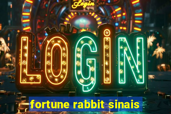 fortune rabbit sinais